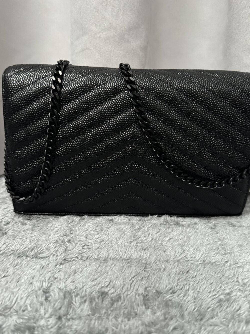 Yves Saint Laurent   Black shoulder bag - Picture 6 of 7
